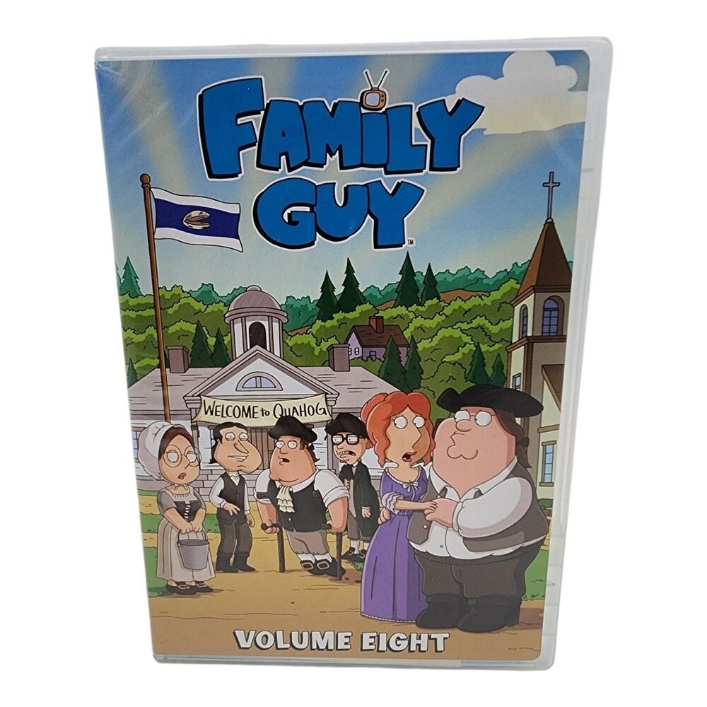 Family Guy Volume 8 DVD 3-Disc Box Set 2009 Fox Animated Comedy Series Used